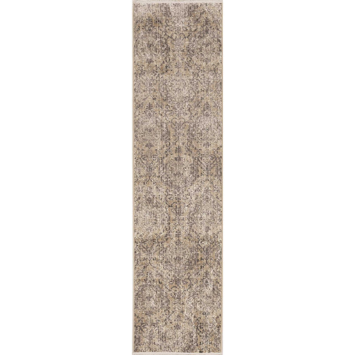 8 Sand Or Charcoal Polypropylene Runner Rug Image 9