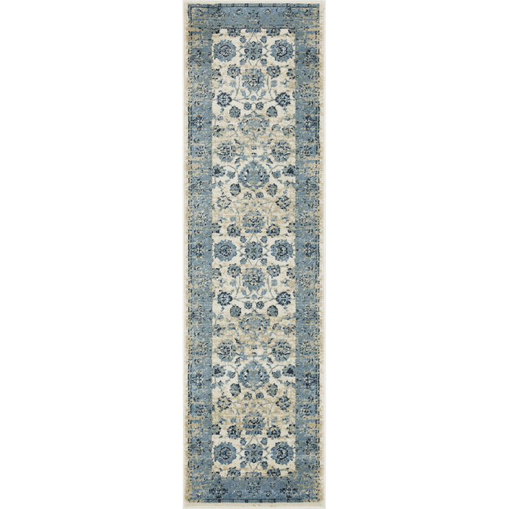 8 Runner Ivory Oriental Runner Rug Image 2