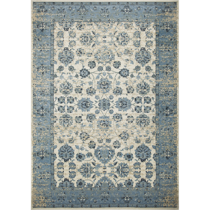 8 Runner Ivory Oriental Runner Rug Image 3