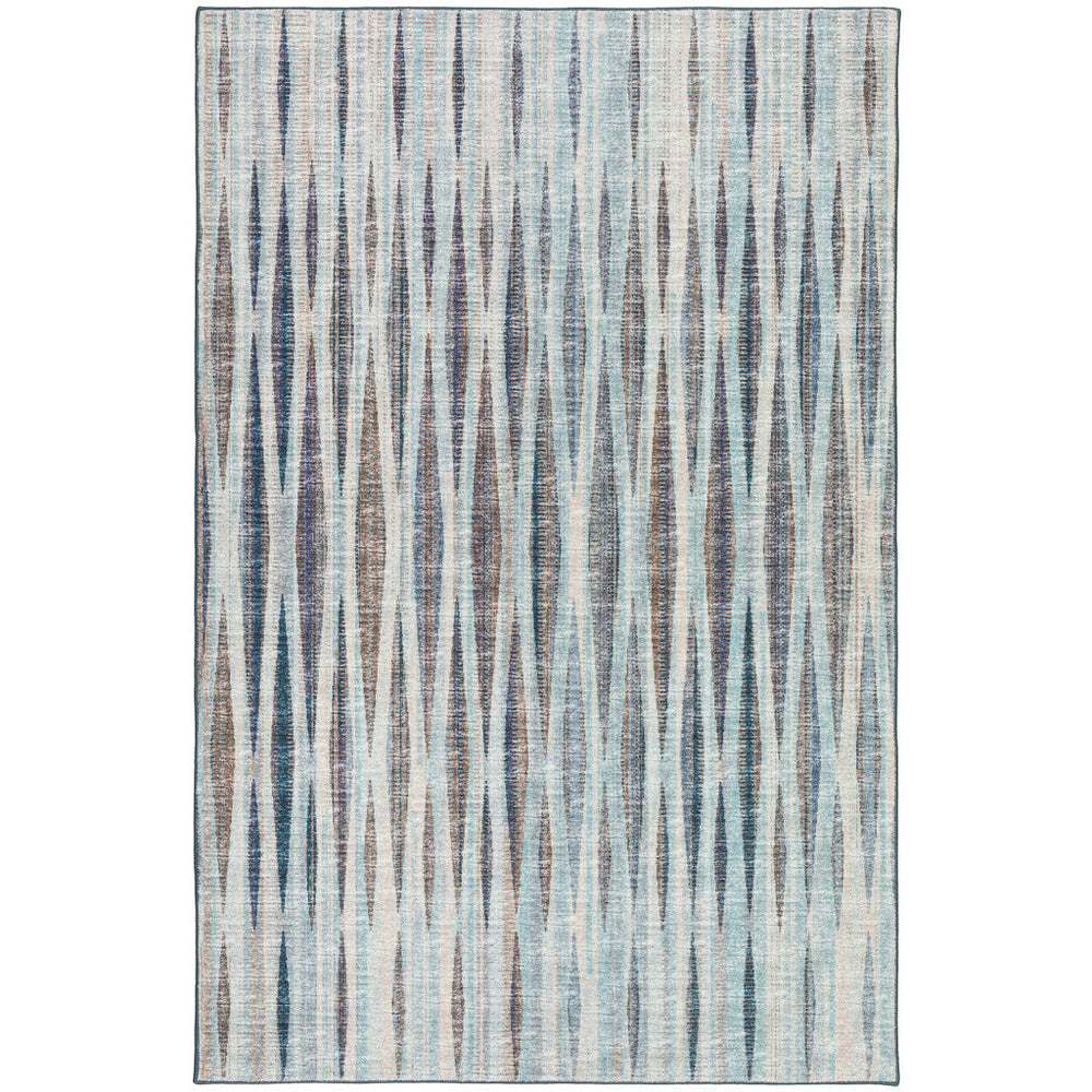 8 X 10 Blue Ombre Tufted Handmade Area Rug Image 2