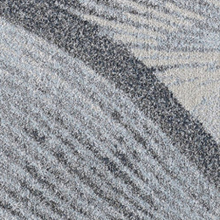 7 x 10 Blue and Gray Abstract Area Rug Image 1