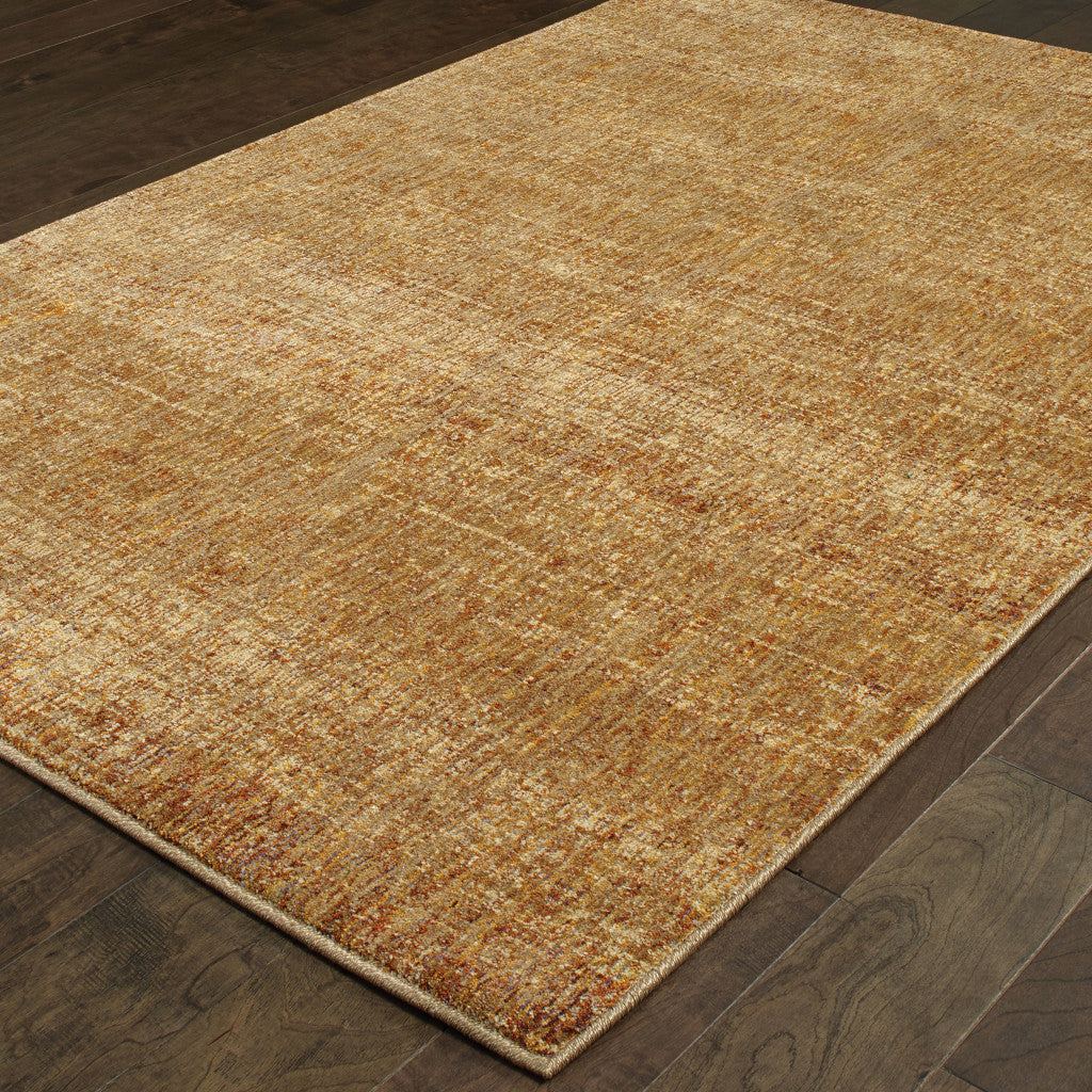 7 x 10 Brown Power Loom Area Rug Image 2