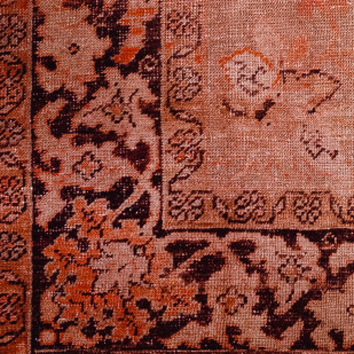 8 X 10 Red Oriental Distressed Non Skid Area Rug Image 5