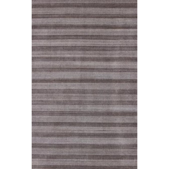 8 X 10 Rust And White Hand Loomed Area Rug Image 3