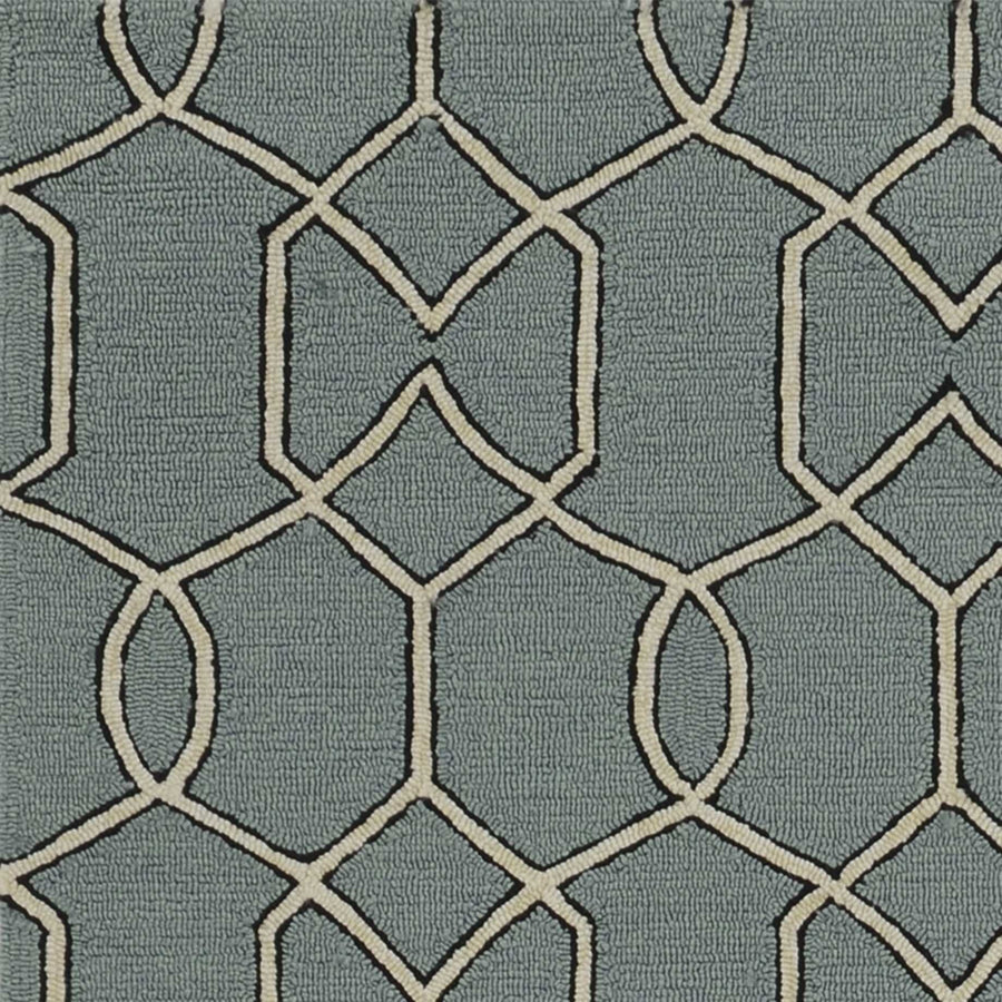 5 X 7 Spa Geometric Trellis Uv Treated Indoor Area Rug Image 1