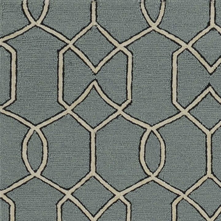 5 X 7 Spa Geometric Trellis Uv Treated Indoor Area Rug Image 4