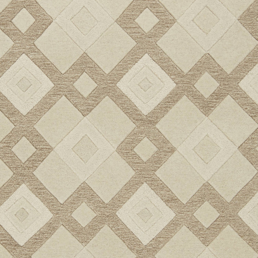 5 X 8 Wool Ivory Area Rug Image 1