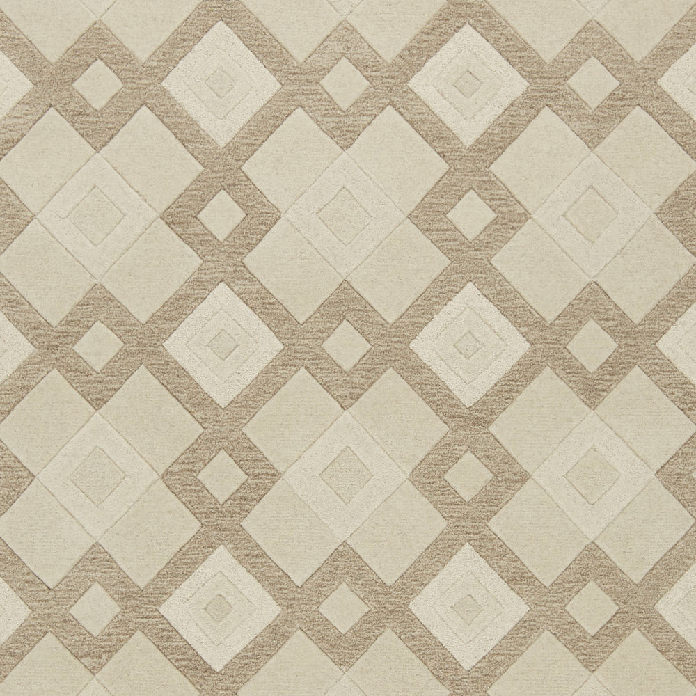 5 X 8 Wool Ivory Area Rug Image 2