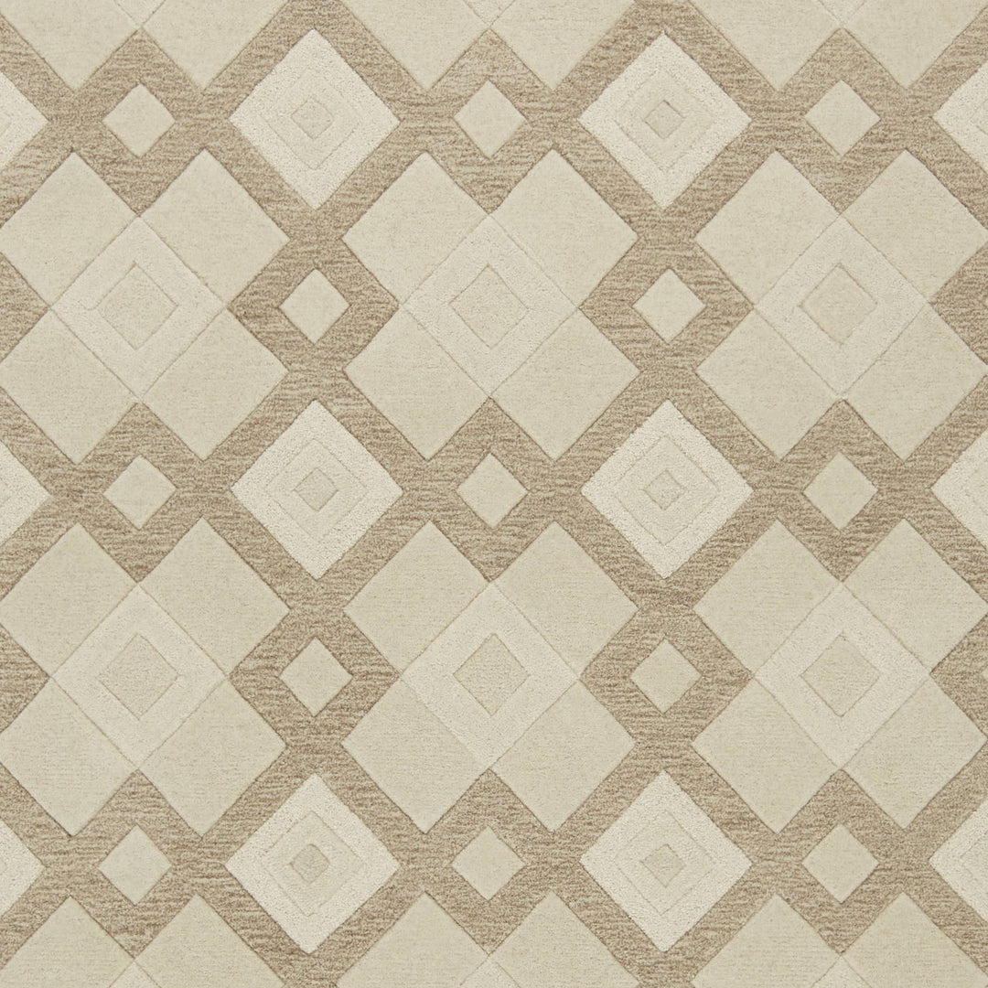 5 X 8 Wool Ivory Area Rug Image 2