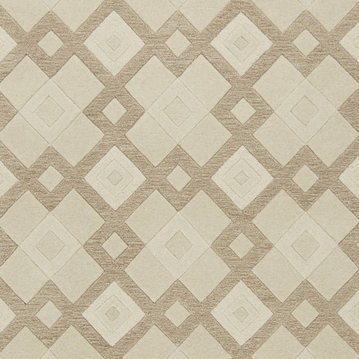 5 X 8 Wool Ivory Area Rug Image 2