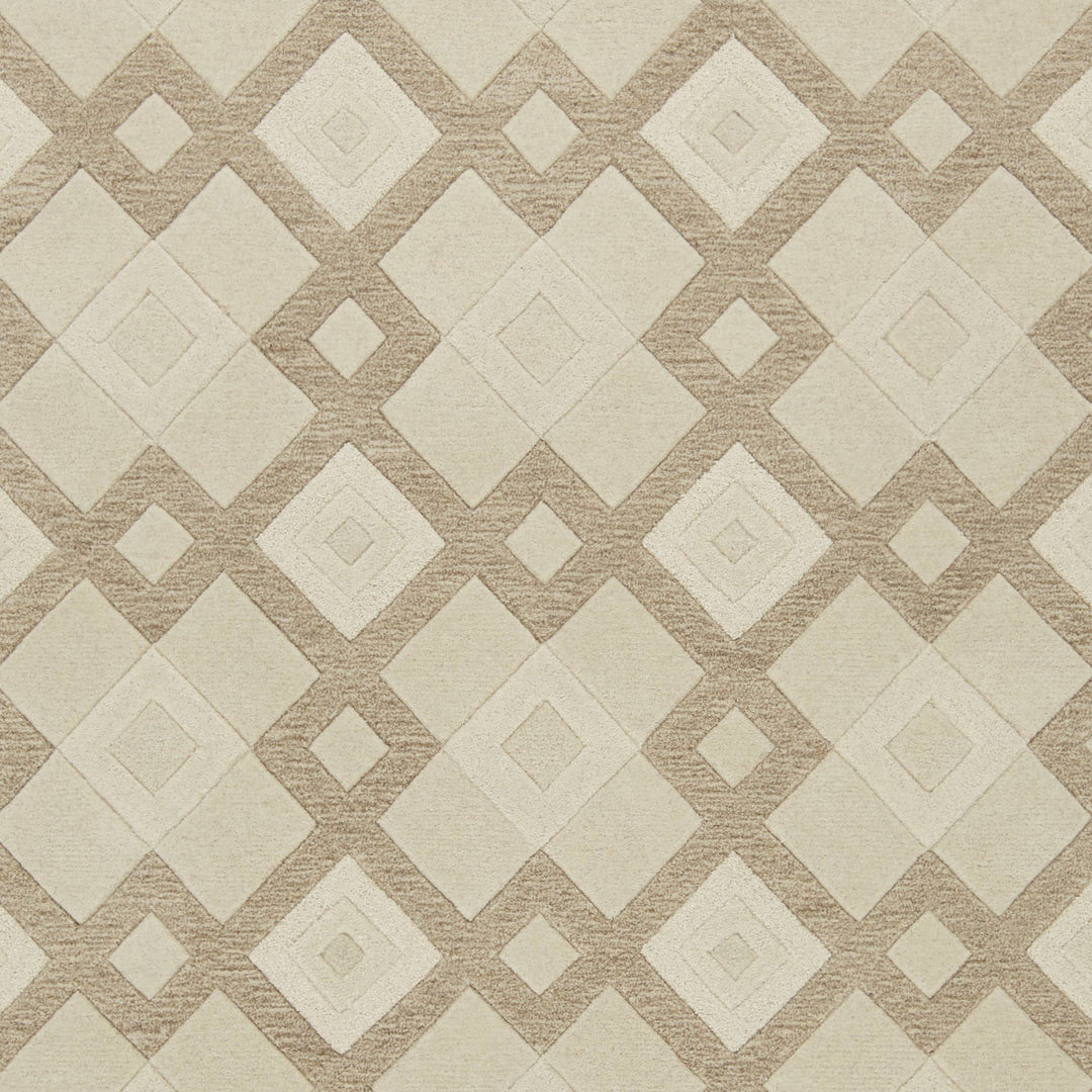 5 X 8 Wool Ivory Area Rug Image 1