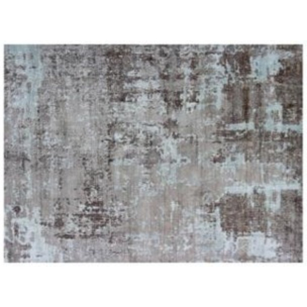 8 X 11 Brown And Silver Hand Loomed Area Rug Image 1