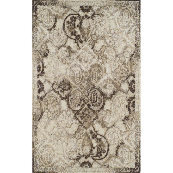 8 x 11 Brown Oriental Area Rug Image 2