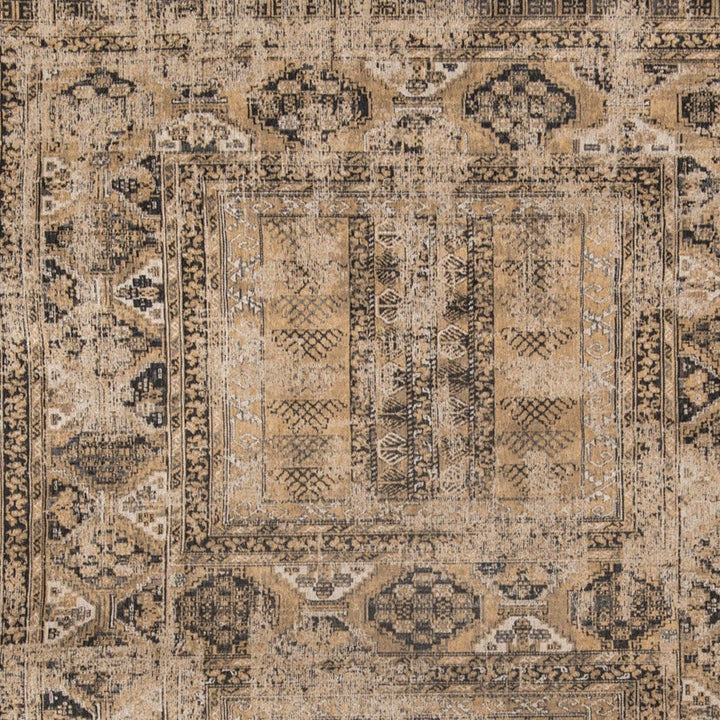 8 x 11 Brown Oriental Non Skid Area Rug Image 5