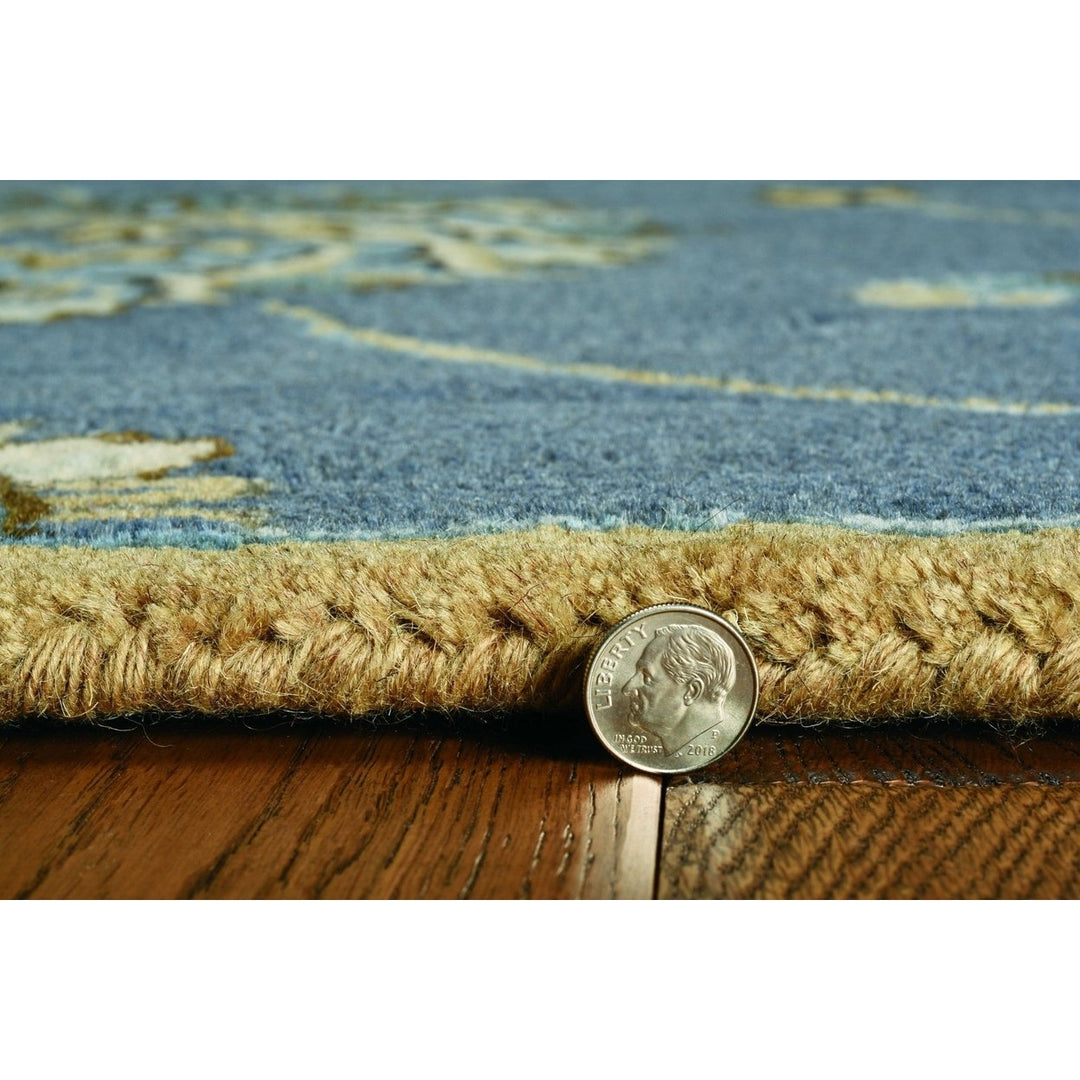 5 X 8 Wool Midnight Area Rug Image 12