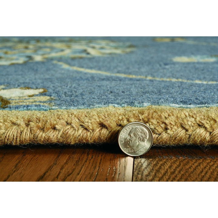 5 X 8 Wool Midnight Area Rug Image 12