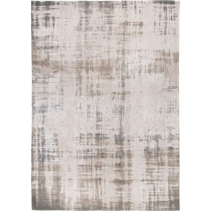 8 x 11 Gray and Beige Abstract Non Skid Area Rug Image 2