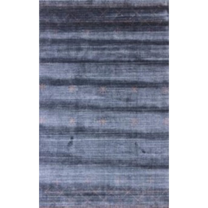 8 X 11 Navy And Rust Ombre Hand Loomed Area Rug Image 3