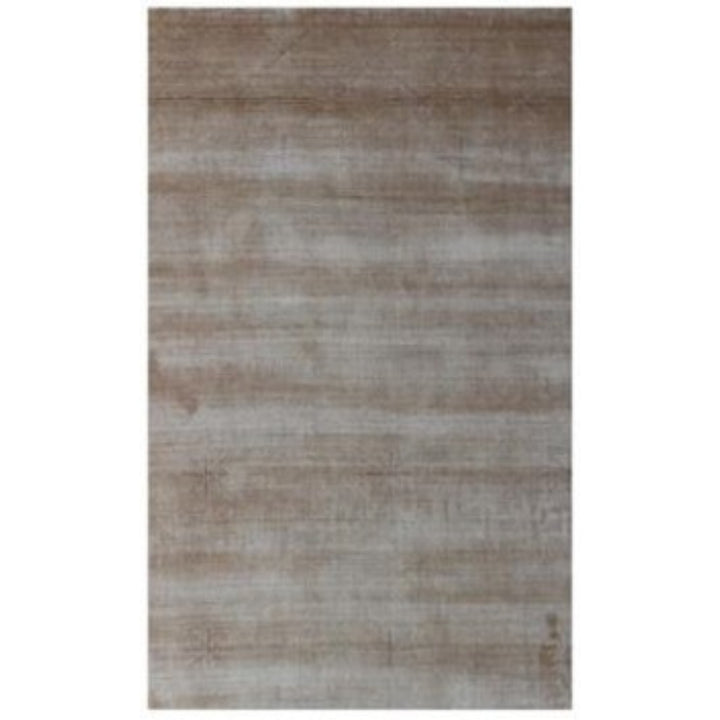 8 X 11 Tan And Brown Ombre Hand Loomed Area Rug Image 1