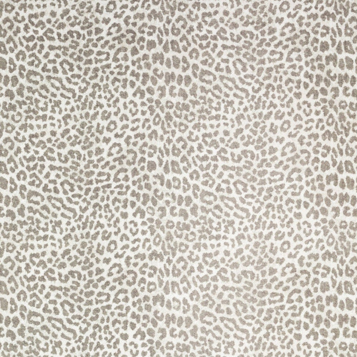 8 X 8 Beige and Cream Leopard Round Shag Handmade Non Skid Area Rug Image 10