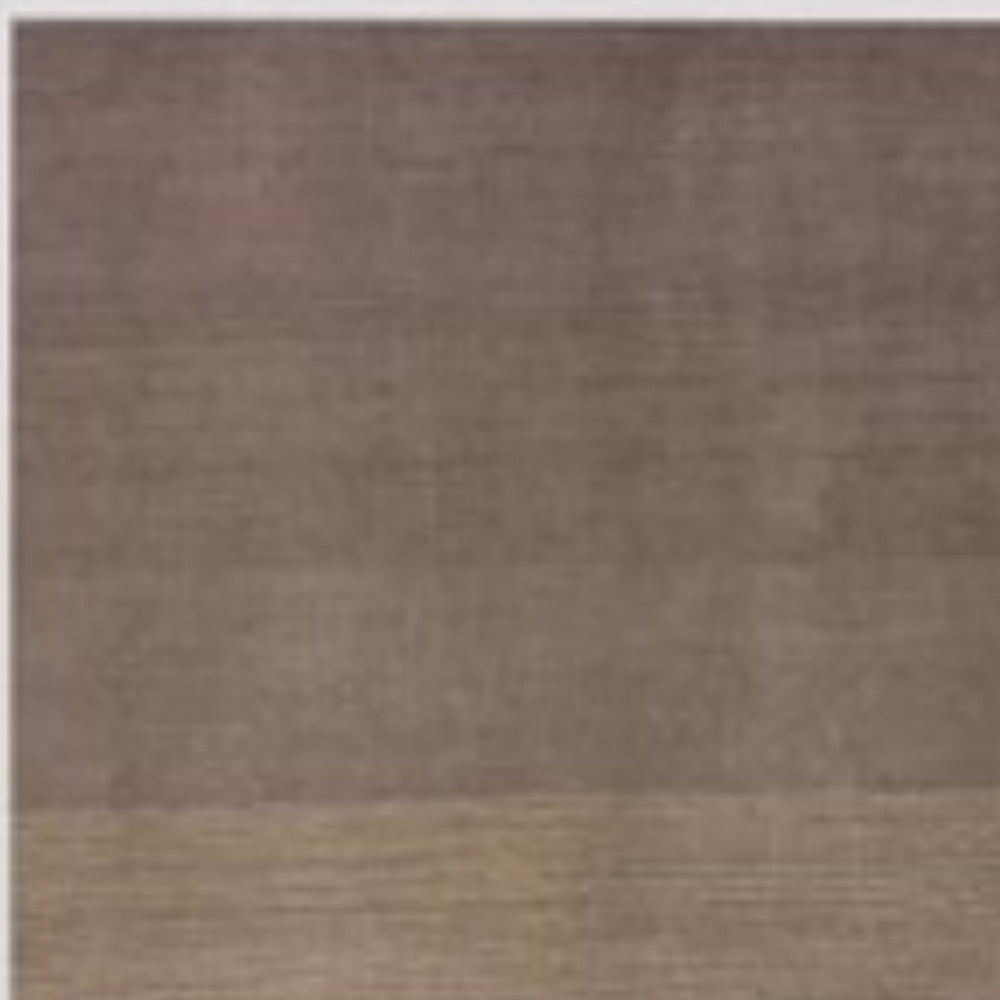 9 X 12 Gold And Rust Hand Loomed Area Rug Image 3