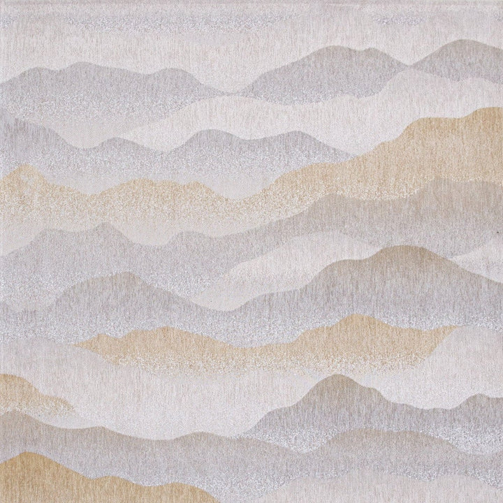 9 X 13 Gray and Brown Abstract Non Skid Area Rug Image 7