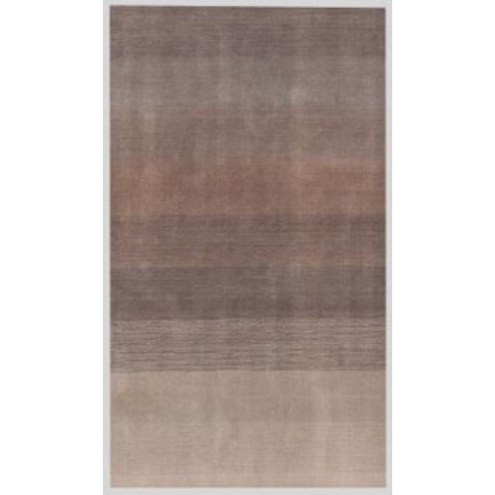 9 X 12 Violet Taupe And Brown Ombre Hand Loomed Area Rug Image 1