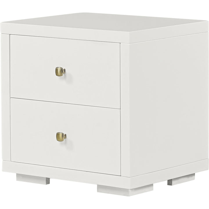 19" Espresso Two Drawer Nightstand Image 8