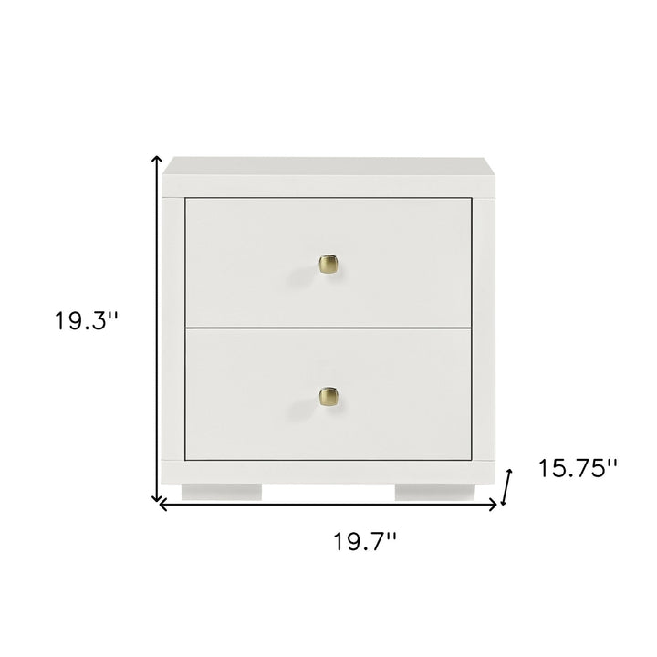 19" Espresso Two Drawer Nightstand Image 11