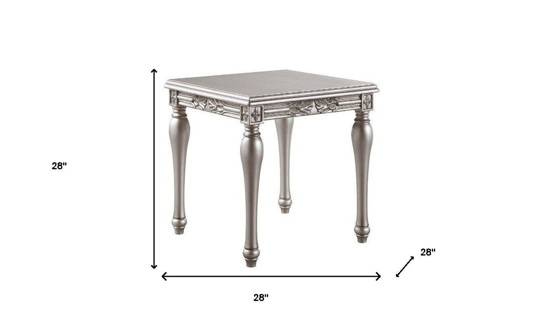 28" Platinum Manufactured Wood Square End Table Image 2