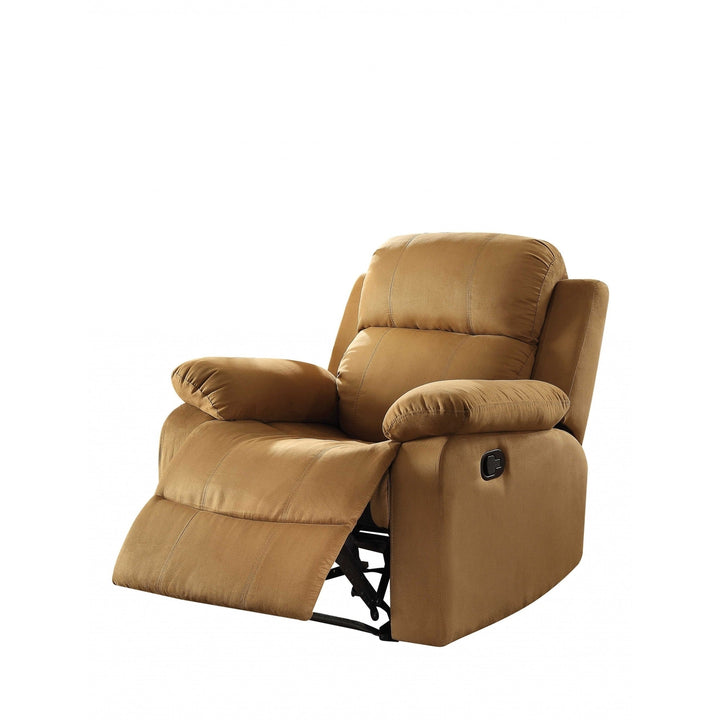 36" Blue Microfiber Recliner Image 3