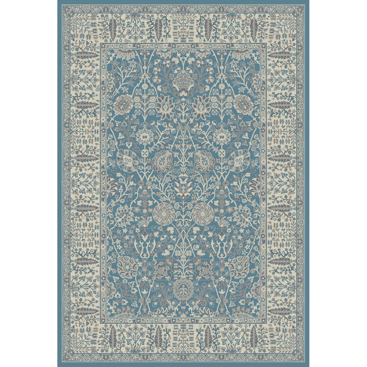 8 x 10 Gray and Ivory Oriental Area Rug Image 1