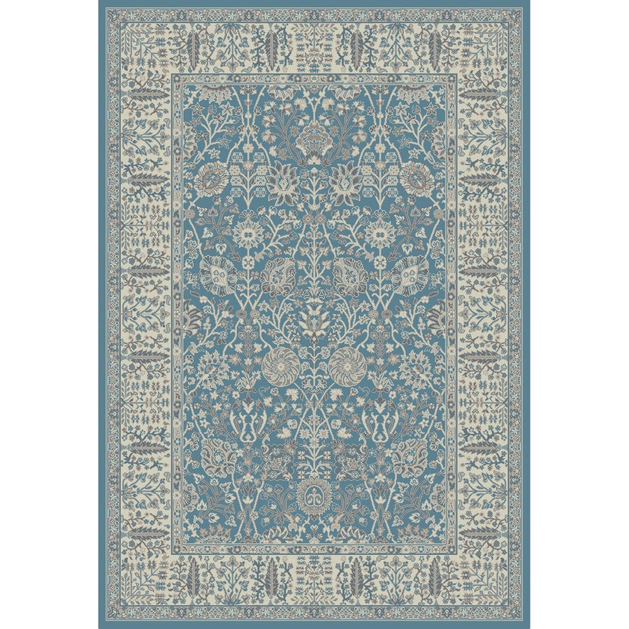 8 x 10 Gray and Ivory Oriental Area Rug Image 1