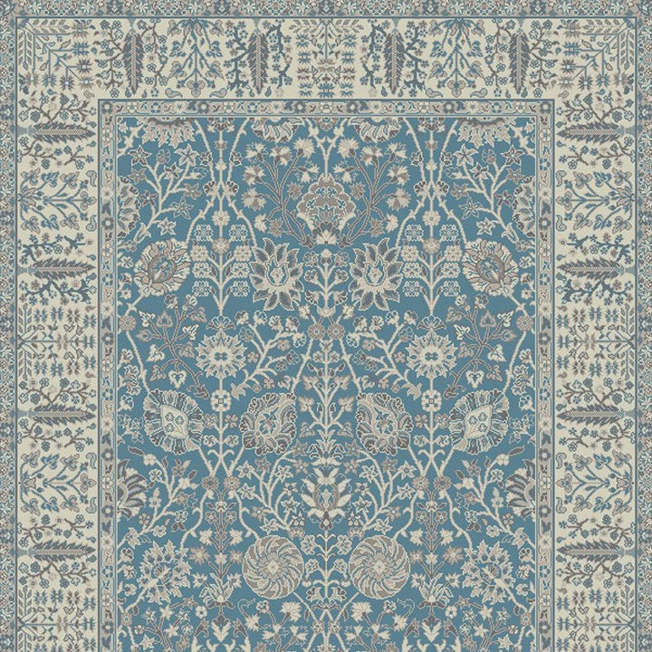 8 x 10 Gray and Ivory Oriental Area Rug Image 8