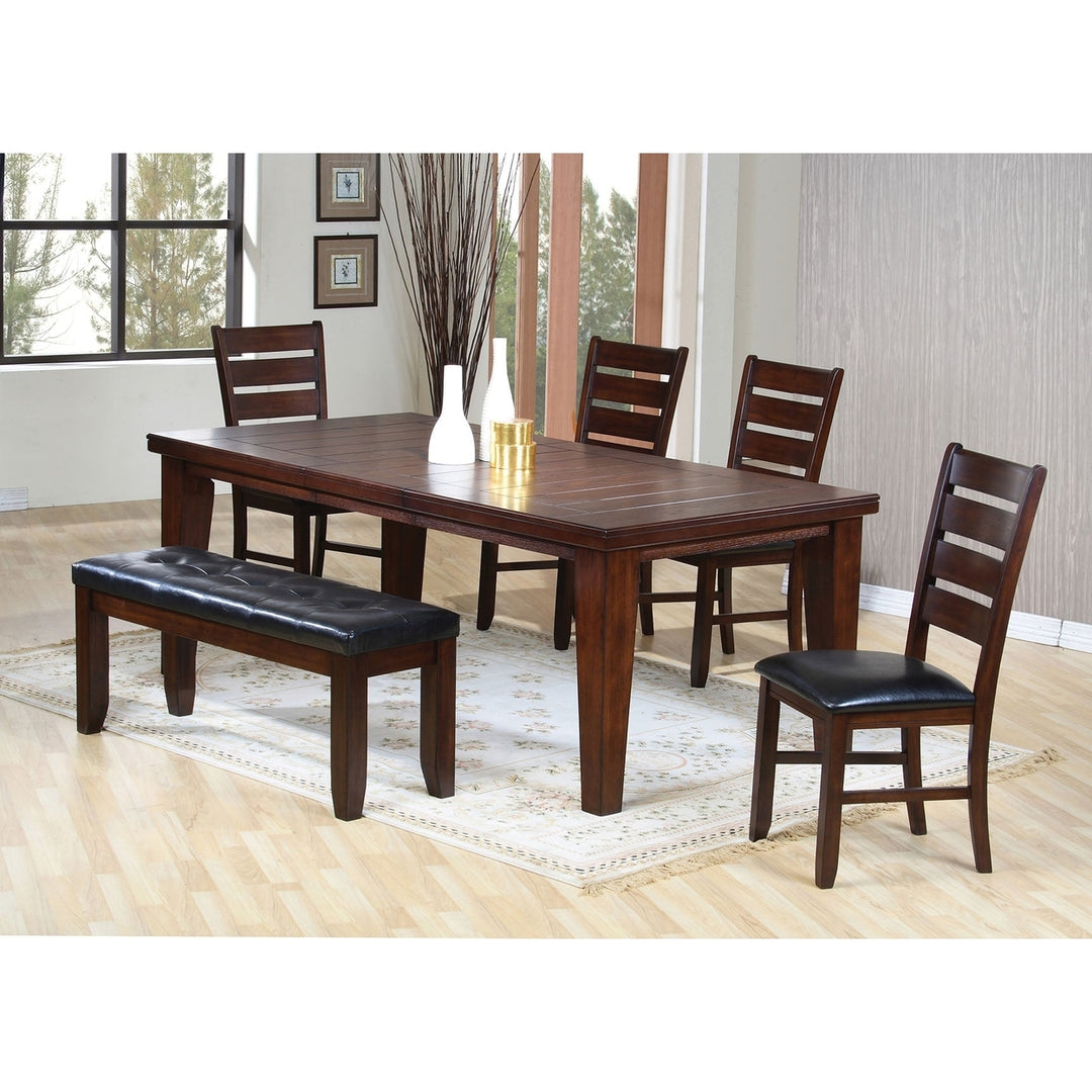 48" Dark Brown Dining Image 4