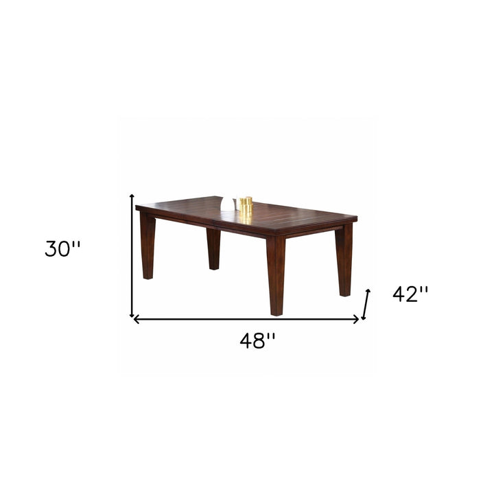 48" Dark Brown Dining Image 5