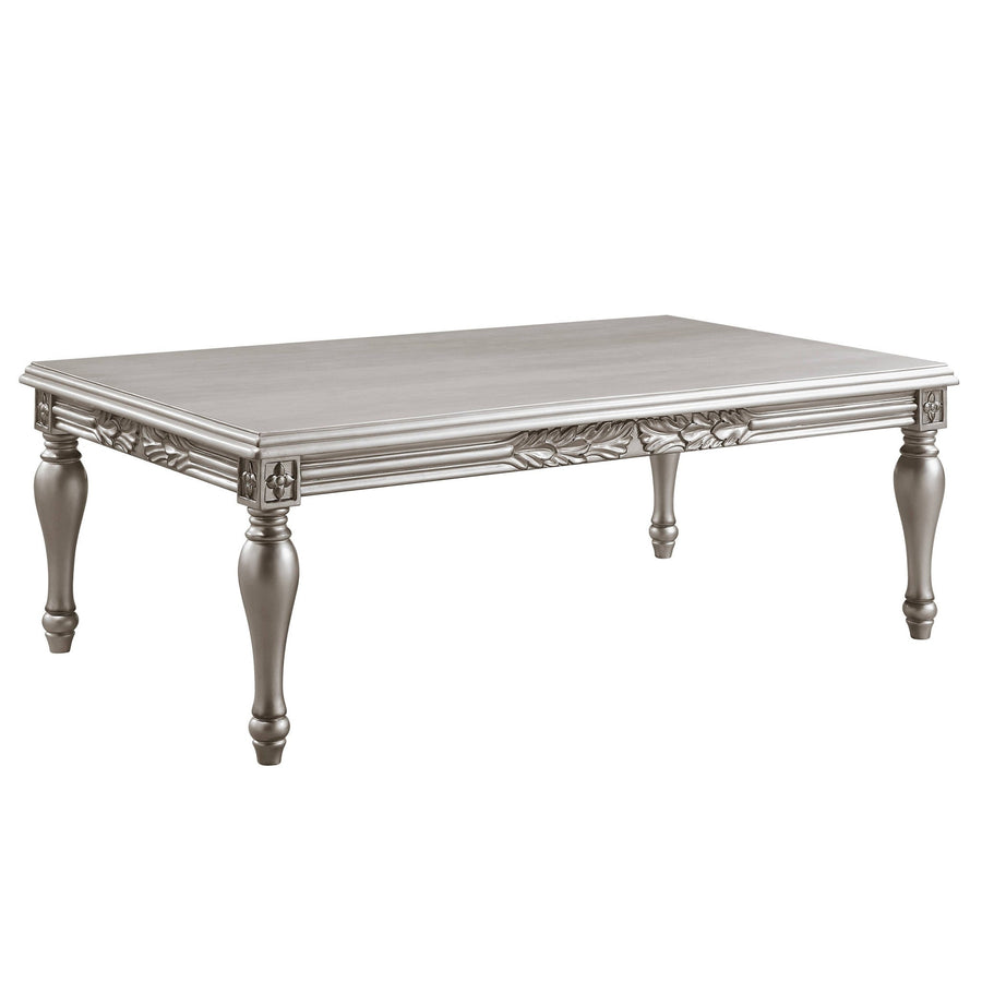 59" Platinum Coffee Table Image 1