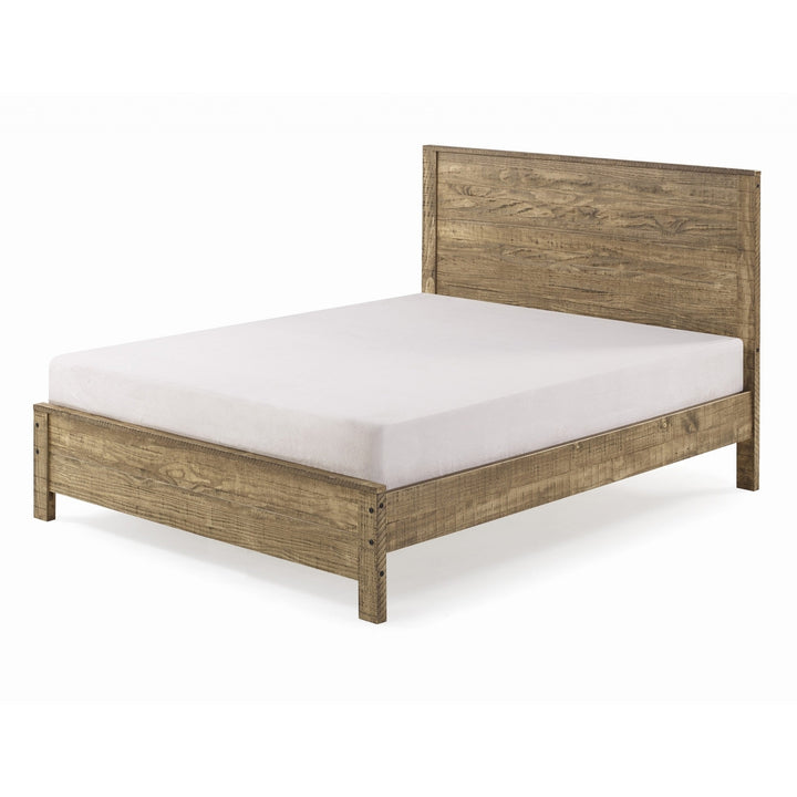 Dark Brown Solid Wood Twin Bed Frame Image 12