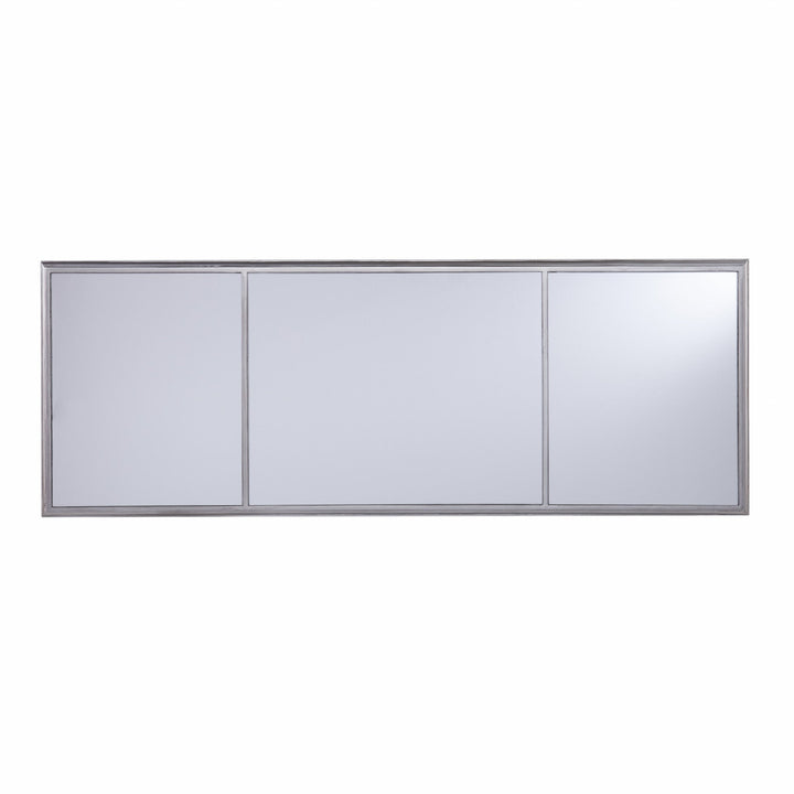 Matte Silver Mirrored Desk Image 9