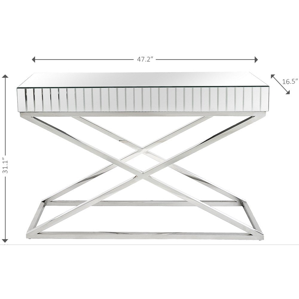 X Shaped Console Table Image 3