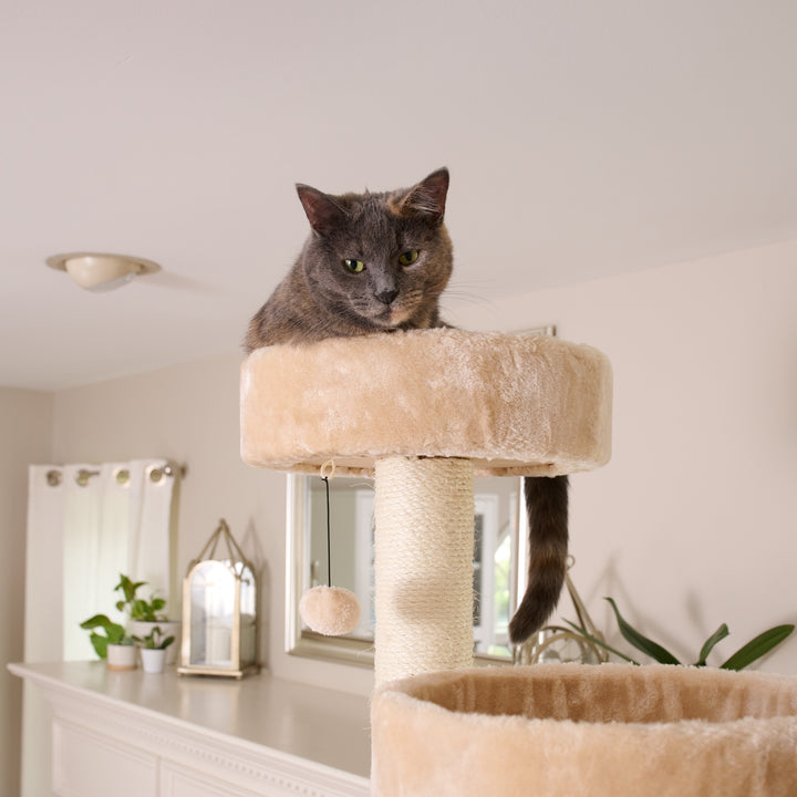 Armarkat Royal Perch Cat Tree 84 inch Faux faux 8 Levels Multi Cat A8402 Image 5