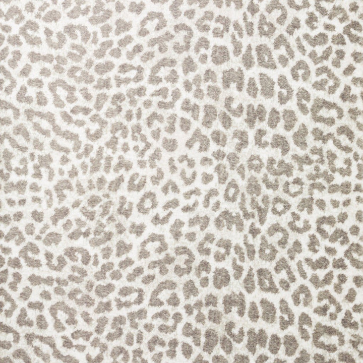 2 X 3 Beige and Cream Leopard Print Shag Handmade Non Skid Area Rug Image 6