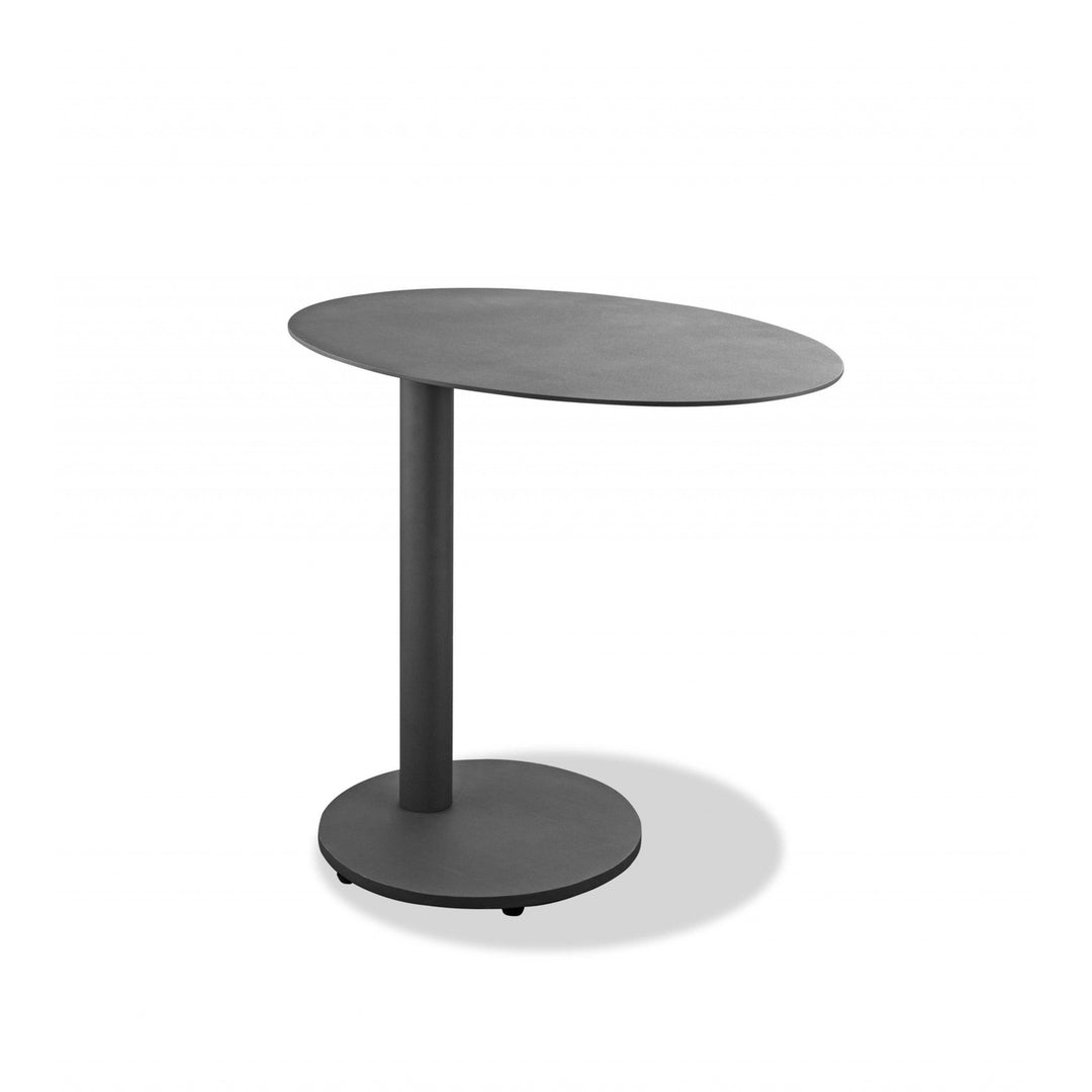 20" Gray Ceramic Tile Round End Table Image 5