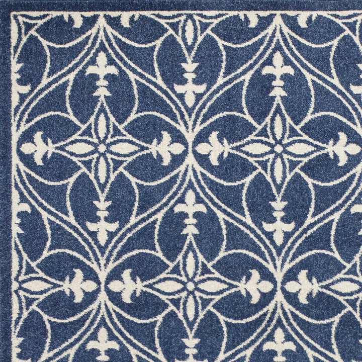 5 X 8 Denim Classical Pattern Uv Treated Area Rug Image 6