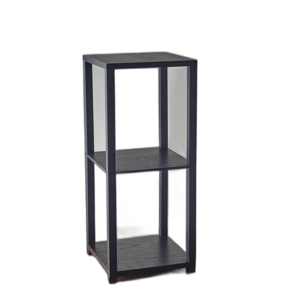 28" H Basic Black Book Case End Table Image 2