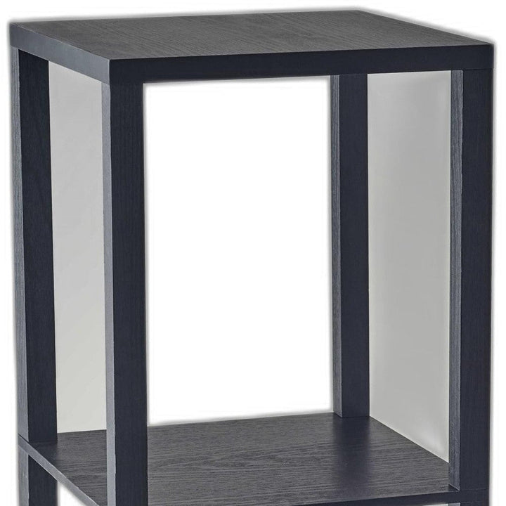 28" H Basic Black Book Case End Table Image 4