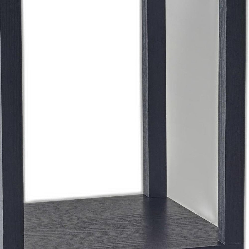 28" H Basic Black Book Case End Table Image 5