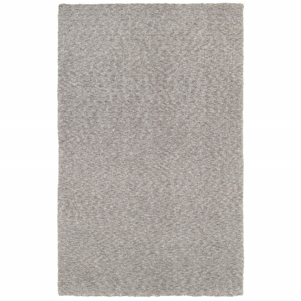 5 X 7 Modern Shaggy Soft Gray Indoor Area Rug Image 6