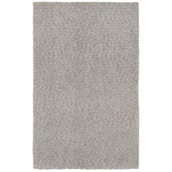 5 X 7 Modern Shaggy Soft Gray Indoor Area Rug Image 11