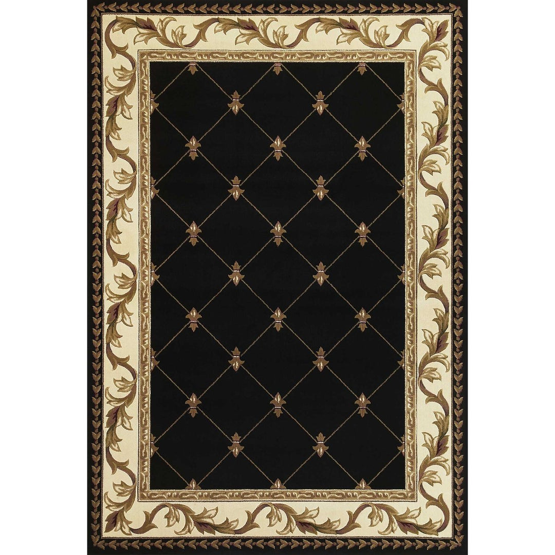 7 X 10 Polypropylene Black Area Rug Image 5